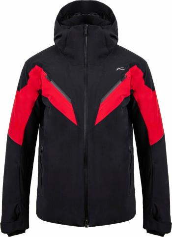 Kjus Mens Force Jacket Black/Carmine 50 Síkabát