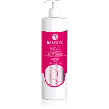 BasicLab Dermocosmetics Micellis gel calmant de curatare pentru piele sensibila si inrosita 300 ml