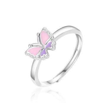 Agato Inel din argint pentru copii Fluture AGT-RD04