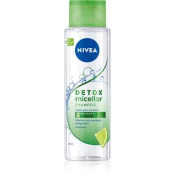 NIVEA Pure Detox Micellar șampon micelar răcoritor 400 ml