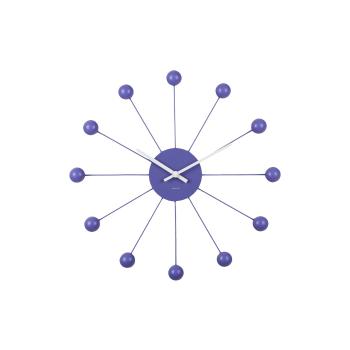 Karlsson 5977PU design ceas de perete violet,diametru 40 cm
