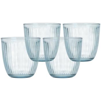 Set de pahare albastru 295 ml, 6 buc