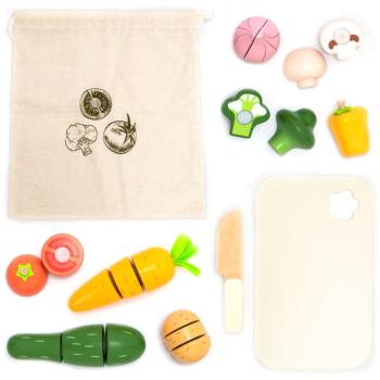 UMU Toys Cutting Vegetables jucărie cu activități din lemn 2y+ 1 buc