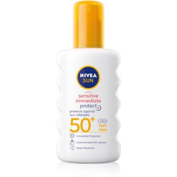 Nivea SUN Protect & Sensitive spray protector pentru plajă SPF 50+ 200 ml