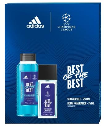 Adidas UEFA Best Of The Best - deodorant cu pulverizator 75 ml + gel de duș 250 ml