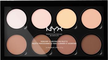 NYX PROFESSIONAL MAKEUP Highlight & Contour Pro Palette, Kontúrovacia paletka 21.6 g