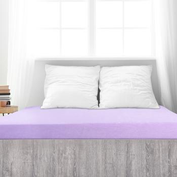 Cearșaf de pat 4Home din frotir Ideal violet , 160x 200 cm, mov, 160 x 200 cm