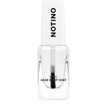 Notino Nail Care Dual base & Top coat lac de unghii de baza si superioara 10 ml