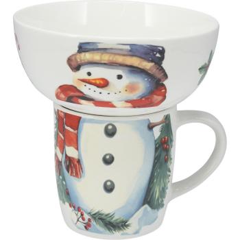 Set mic dejun Snowman, 2 buc, porțelan