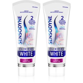 Sensodyne Clinical White Stain Protector pasta de dinti pentru albire 2x75 ml