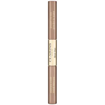 Clarins Brow Duo set pentru aranjarea sprâncenelor pentru fixare și formă culoare 02 - Auburn 2,8 g