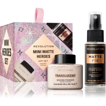 Makeup Revolution Xmass 2024 Mini Matte Heroes set cadou faciale