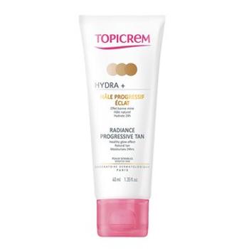 Topicrem HYDRA+ Radiance Progressive Tan arc krém az egységes és világosabb arcbőrre 40 ml
