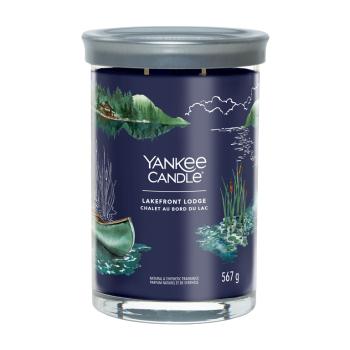 Yankee Candle Lumânare aromatică Signature mare Lakefront Lodge 567 g