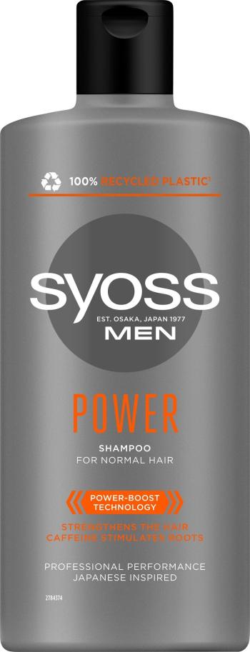 Férfi sampon SYOSS Power&Strength Shampoo 440 ml