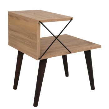 Măsuță de noptieră Cross Pine, maro
