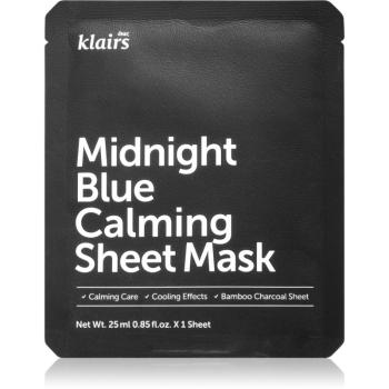 Klairs Midnight Blue Calming Sheet Mask mască textilă calmantă 25 ml