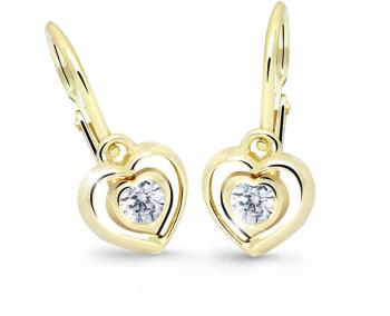 Cutie Jewellery Cercei inimioare pentru copii C2752-10-X-1 alb