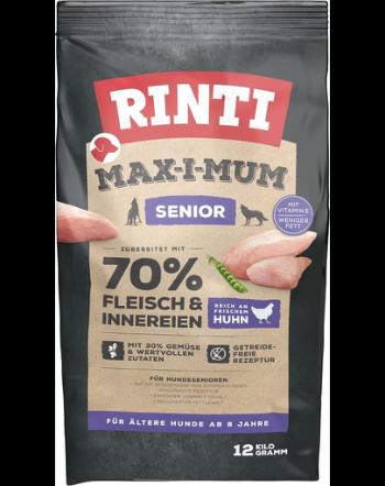 RINTI MAX-I-MUM Senior Chicken hrana uscata pentru caini seniori, cu pui 12 kg