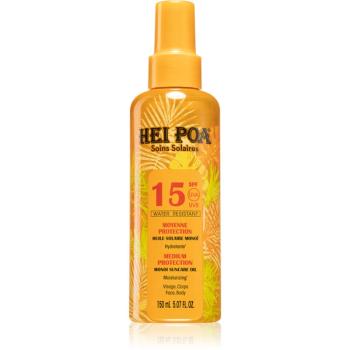 Hei Poa Monoi Suncare ulei spray pentru bronzare SPF 15 150 ml