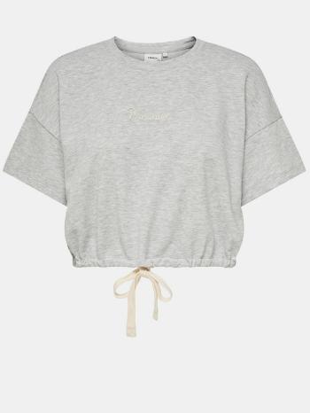 ONLY Issi Crop top Šedá