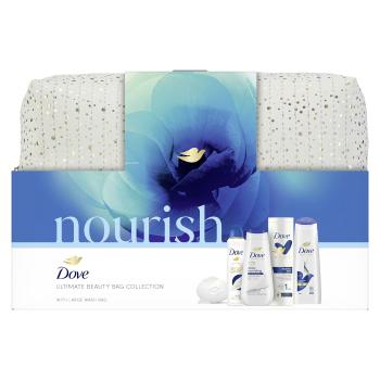 Dove Set cadou pentru îngrijirea corpului cu geantă cosmetică Nourish