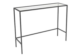 Tabelul decorativ Canvas negru, negru