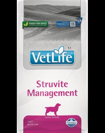 FARMINA Vet Life Dog Struvite Canine 2 kg Hrana caine cu probleme ale tractului urinar inferior