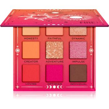 Makeup Revolution Fantasy paletă cu farduri de ochi culoare Fire 9 g