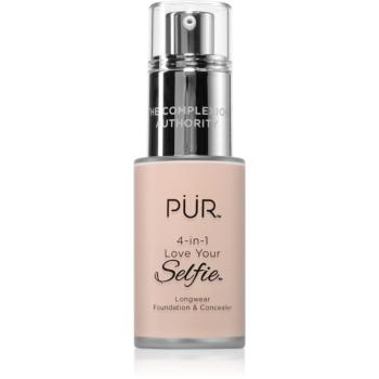 PÜR Cosmetics 4-in-1 Love Your Selfie make-up si corector 2 in 1 culoare LN2 30 ml