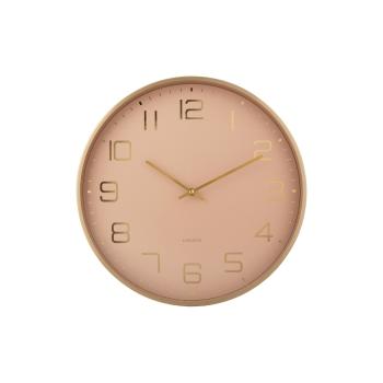 Karlsson 5973LB design ceas de perete roz deschis, diametru 40 cm