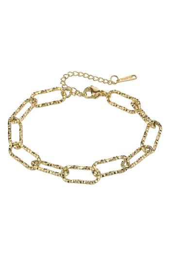 Marc Malone Brățară din oțel placat cu aur Sarai Gold Bracelet MCB24014G