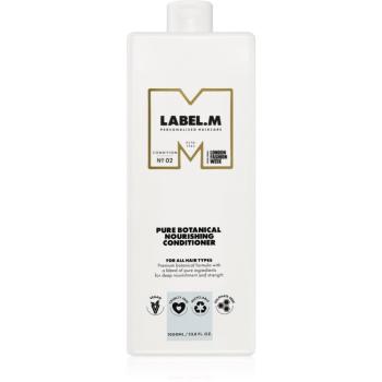 label.m Pure Botanical Nourishing Conditioner balsam hranitor si hidratant pentru toate tipurile de păr 1000 ml