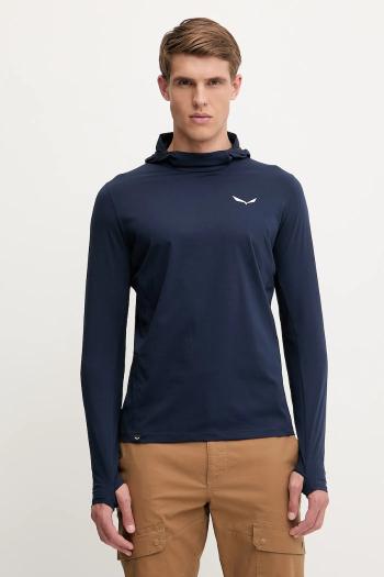 Športové tričko s dlhým rukávom Salewa Puez Sun tmavomodrá farba, jednofarebná, 00.0000029098