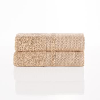 Prosop de bumbac 4Home Deluxe bej, 50 x 100 cm, set de 2 buc., bej, 50 x 100 cm