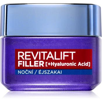 L’Oréal Paris Revitalift Filler crema de completare pentru noapte. anti-îmbătrânire 50 ml