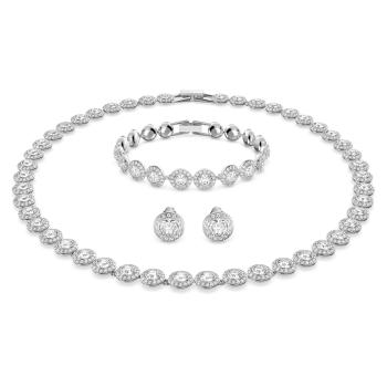 Swarovski Set de bijuterii din cristal de lux Angelic 5367853 (cercei, brățară, colier)