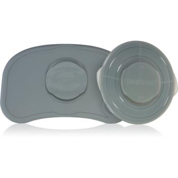 Twistshake Click-mat Mini suport cu farfurie Grey 1 buc