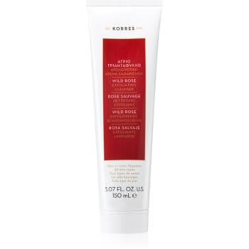 Korres Wild Rose crema exfolianta pentru curatare 150 ml