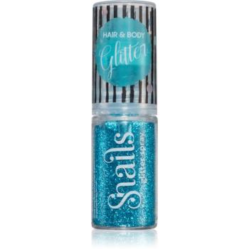 Snails Body Glitter luciu pentru corp si par Turquoise blue 10 g