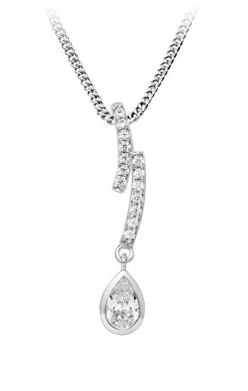 Silver Cat Colier orbitor din argint cu zirconiu cubic SC537 (lănțișor, pandantiv)