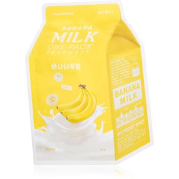 A’pieu One-Pack Milk Mask Banana mască textilă nutritivă 21 ml