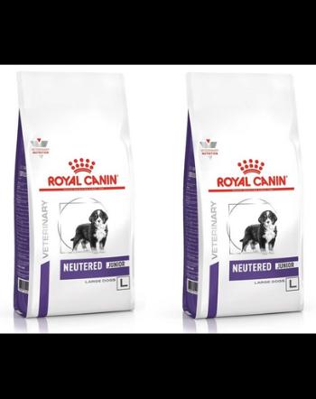 ROYAL CANIN Veterinary Junior Neutered L 2 x 12kg pentru căței de rase mari