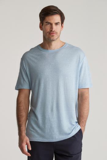 TRIČKO GANT LINEN SS TSHIRT FRESH BLUE
