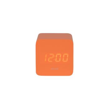 Karlsson 5982OR ceas LED de design cu alarmăportocaliu, 7 cm