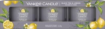 Gyertya YANKEE CANDLE Black Tea & Lemon Set Sampler 3× 37 g