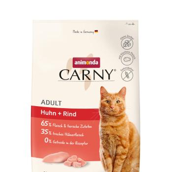 10kg animonda Carny Adult csirke + marha száraz macskatáp