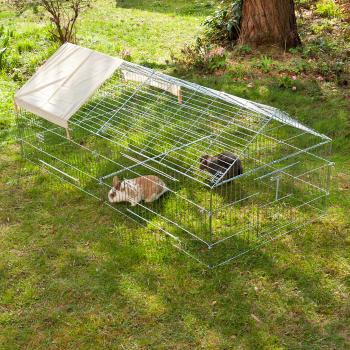 Kerbl Pet Luxus kifutó nyeregtetővel - H 220 x Sz 103 x M 85 cm