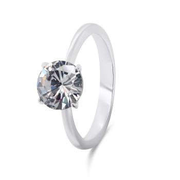 Brilio Silver Inel atemporal din argint cu zircon transparent RI057W 60 mm