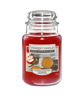 Yankee Candle Lumânare parfumată Home Inspiration mare Apple Cinnamon Cider 538 g